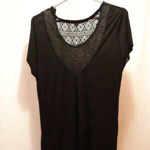 Round Neck Dress/ Top with Lace accent